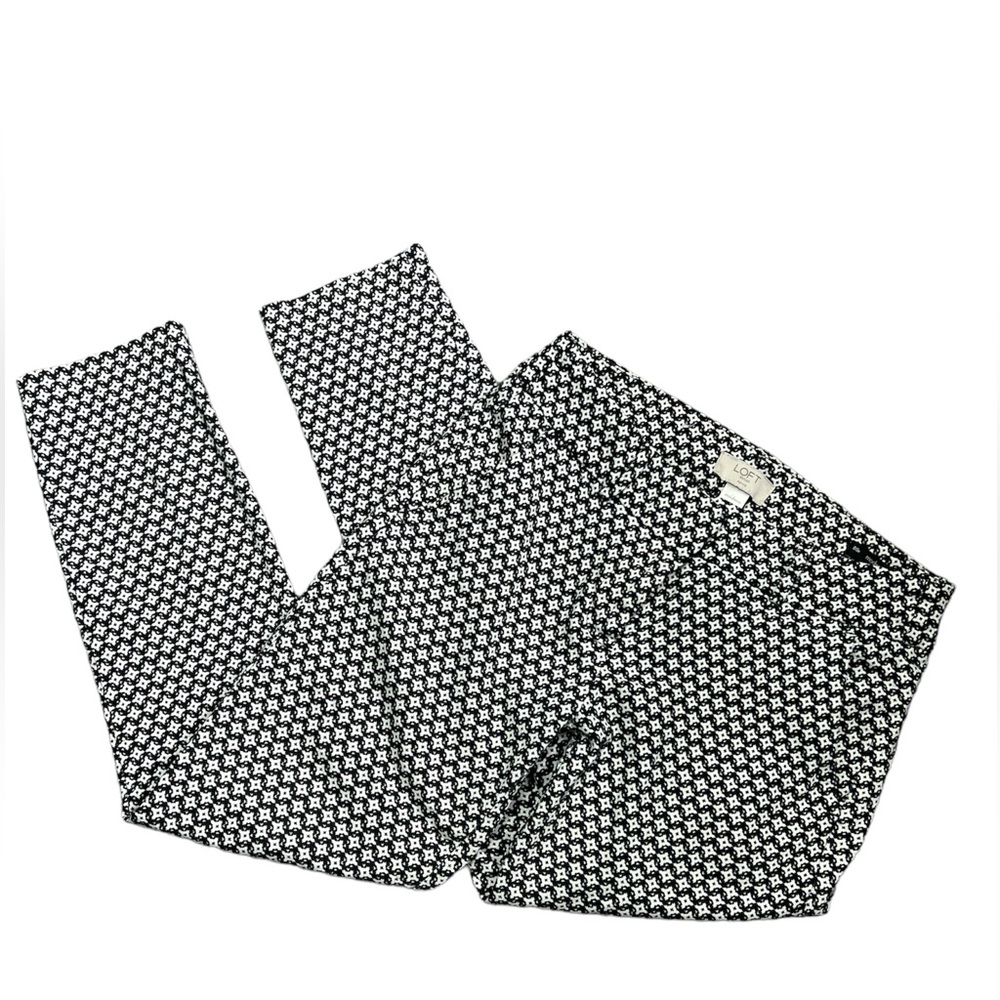 Loft Outlet Petite Modern Skinny Ankle, 00p, black and white check
